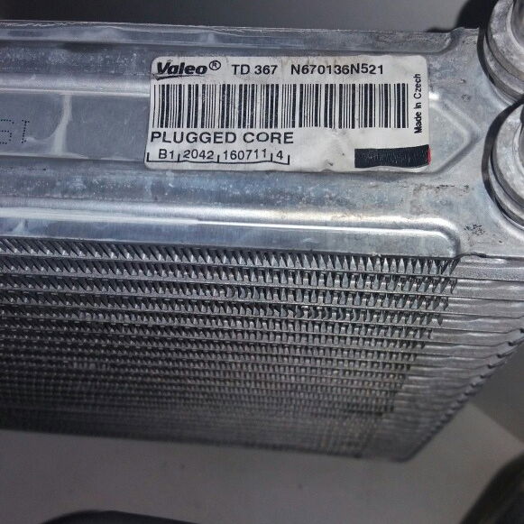 Núcleo Evaporador Vw G5 2011 Cx293