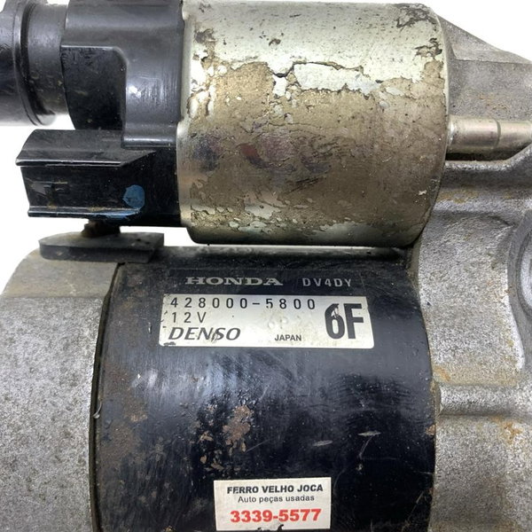 Motor Partida Arranque Honda City 1.5 Automatico 09/14