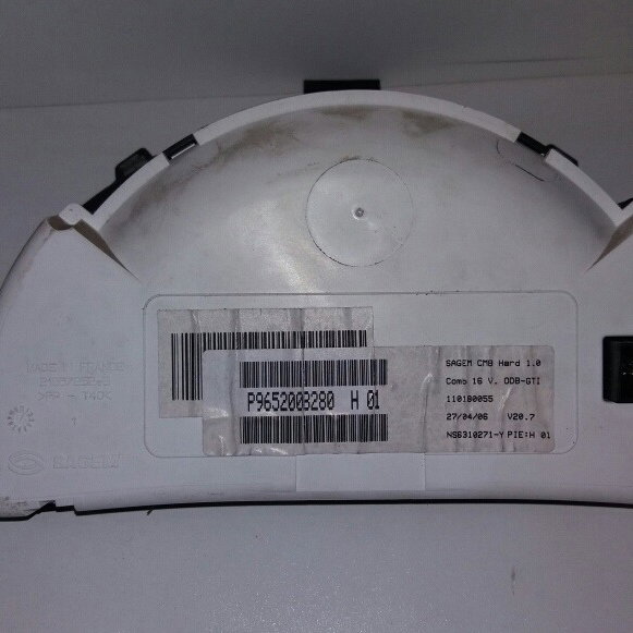 Painel Instrumento C3 2006 1.6 16v Preto