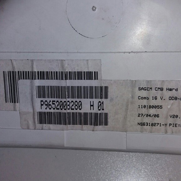Painel Instrumento C3 2006 1.6 16v Preto