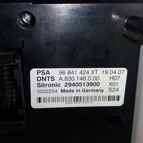 Comando  Ar Digital Peugeot 206 2009 Cx129