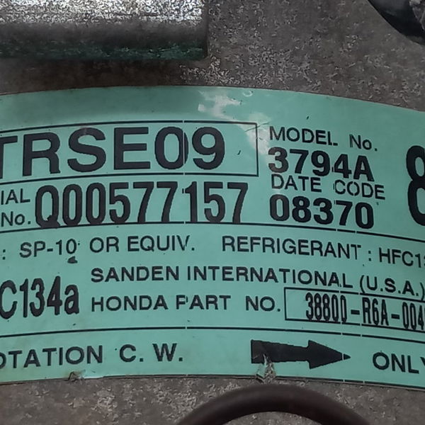 Compressor Ar Honda Crv Lx 2014