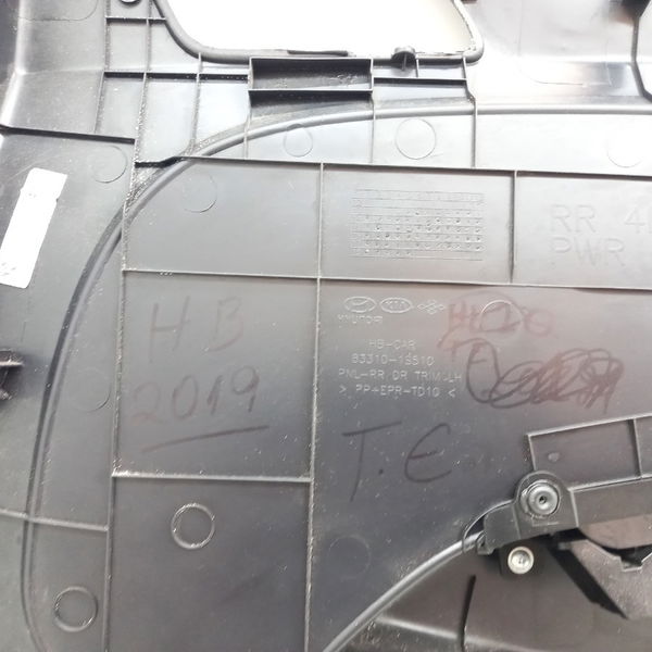 Forro Porta Traseira Esquerda Hb20 Confort 1.0 2019