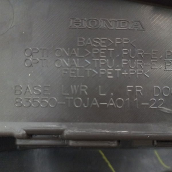 Forro Porta Dianteira Direita Honda Crv Lx 2014