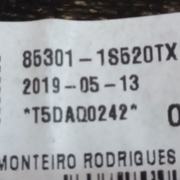 Forro Teto Interno Hyundai Hb20s 1.6 2019