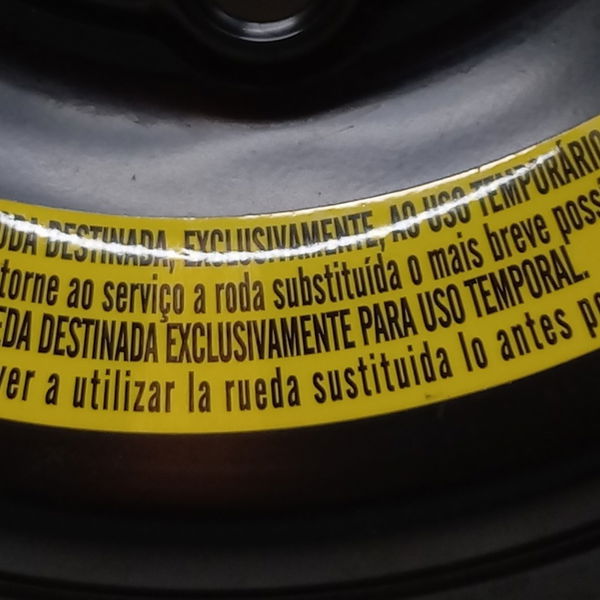 Roda Do Estepe Aro 15 Honda Wrv 1.5 2018