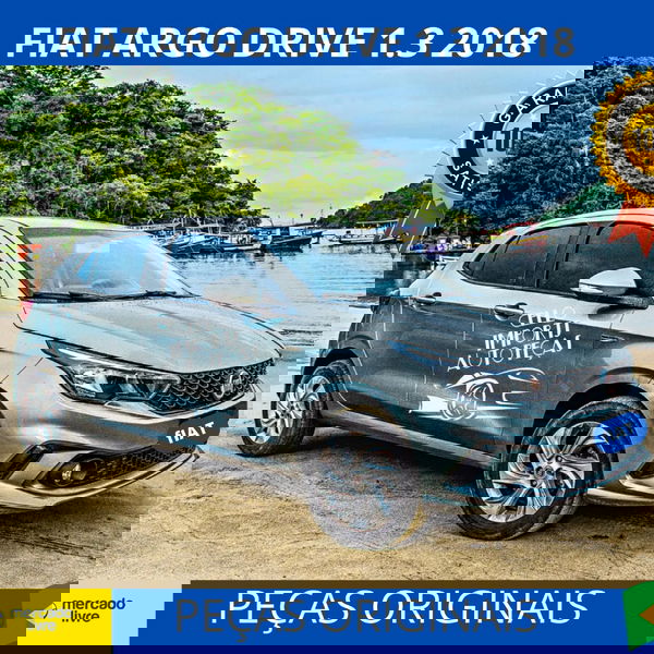 Aerofolio Spoiler Tampa Traseira Fiat Argo Drive 1.3 2018