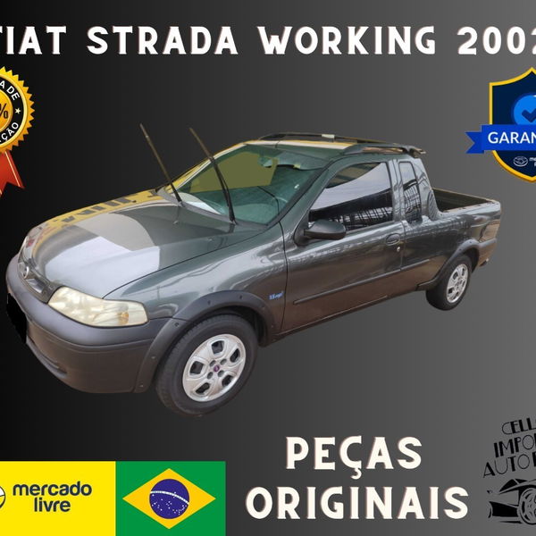 Pestana Porta Dianteira Esquerda Fiat Strada Working 2002