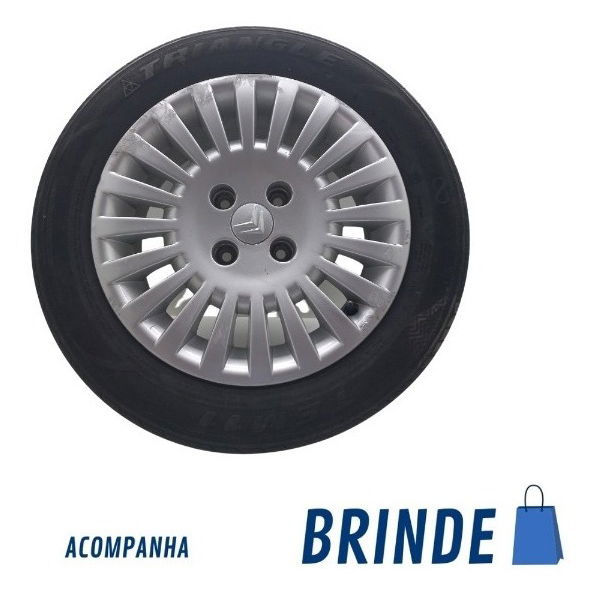 Roda De Liga Pneu Para Estepe 185 60 Aro 15 Citroen C3 2004