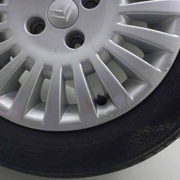 Roda De Liga Pneu Para Estepe 185 60 Aro 15 Citroen C3 2004
