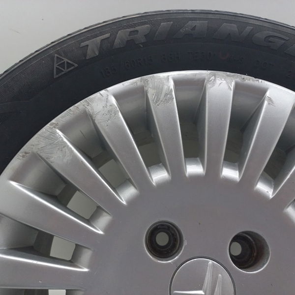 Roda De Liga Pneu Para Estepe 185 60 Aro 15 Citroen C3 2004