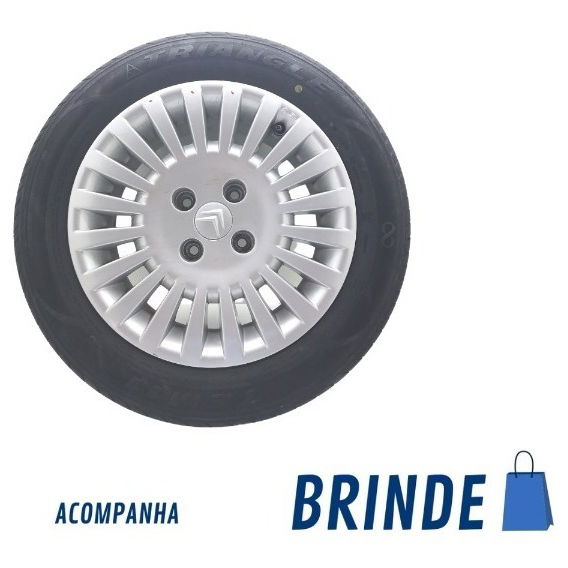 Roda De Liga Aro 15 Sem O Pneu Citroen C3 2004