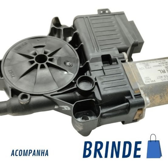 Motor Do Vidro Traseiro Esquerdo Vw Nivus Tsi 1.0 2021