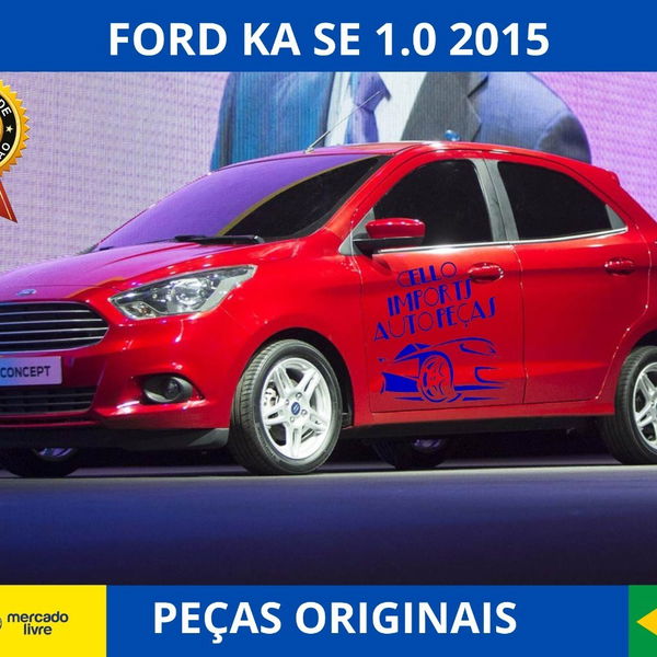 Guia Do Vidro Traseiro Esquerdo Ford Ka Se 1.0 2015