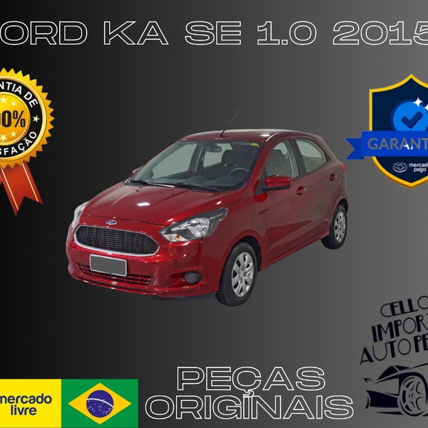 Cabo Fechadura Traseira Ambos Lados Ford Ka Se 1.0 2015