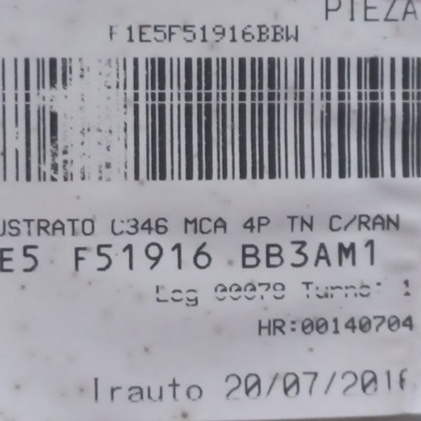 Forro Do Teto Ford Fastbck 2.0 2016