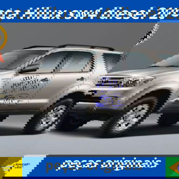 Suporte Compressor Com Esticador Hilux Sw4 Diesel 2011