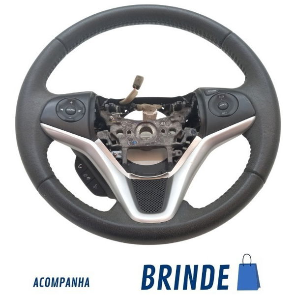 Volante Com Comandos Honda Fit Cvt 2018