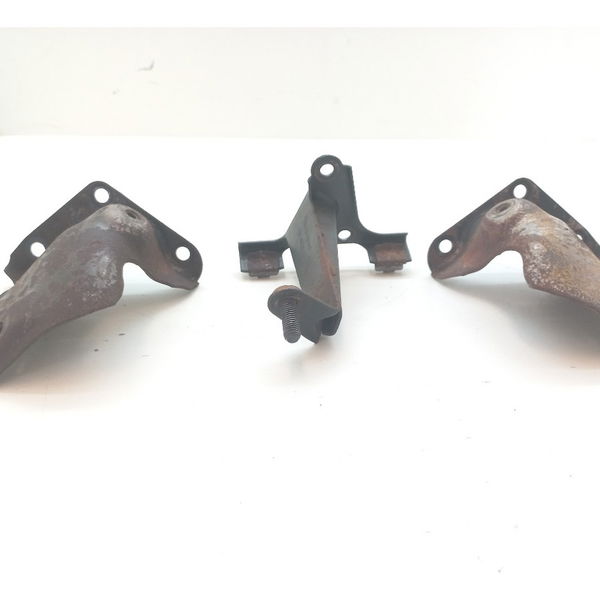 Conjunto Suporte Chapa Do Escape Audi A3 1.8 2005