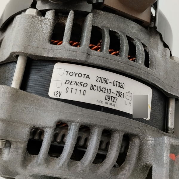 Alternador Toyota Corolla Xei 2.0 2017