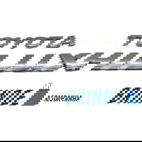 Emblema Toyota Hilux Cromado Original 2017