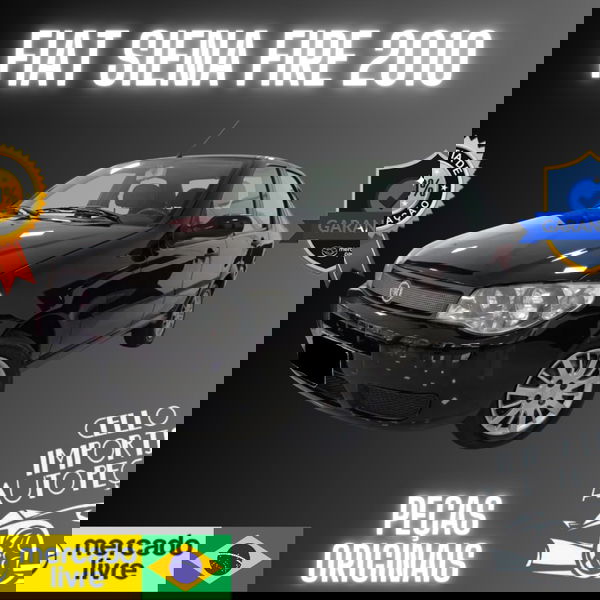 Acabamento Lateral Correia Dentada Fiat Siena Fire 2010