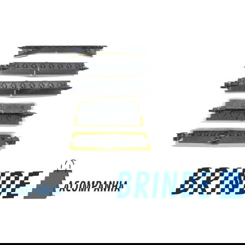 Jogo De Aletas Caixa Ventilação Citroen C3 Tendance 2014
