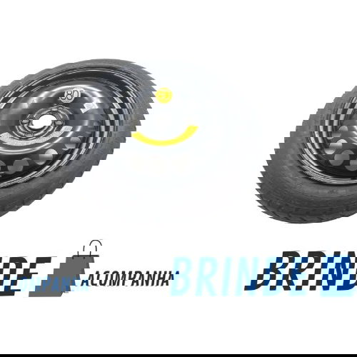 Roda Estepe Aro 16 Pneu 115 70 Onix 1.0 Turbo 2022