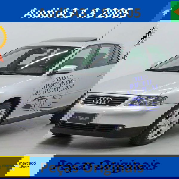 Braço Limpador Vidro Traseiro Audi A3 1.8 2005