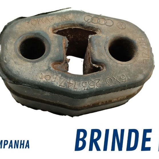 Borracha Coxim Do Escape  Vw Fox 1.6 2013