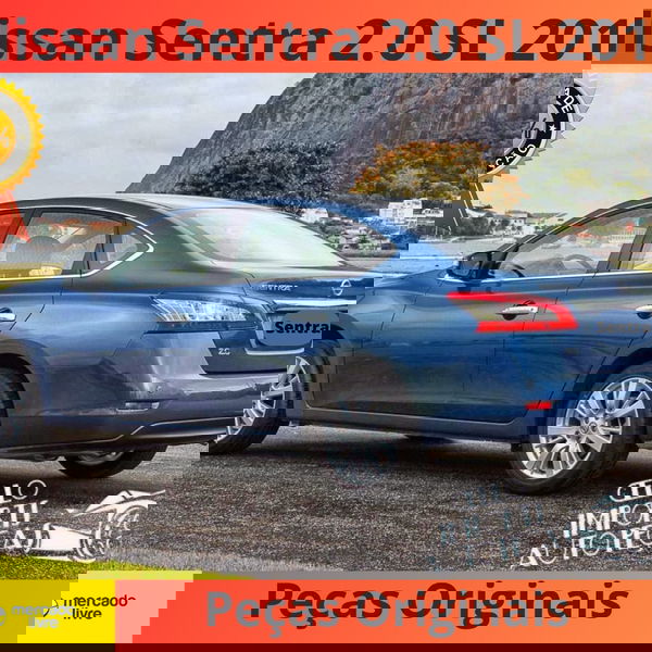Chicote Da Antena De Teto Nissan Sentra 2.0 Sl 2015