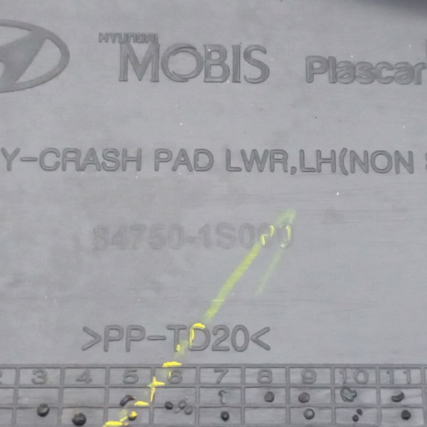 Moldura Inferior Do Painel Hyundai Hb20 1.0 Unique 2019