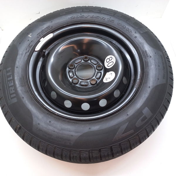Roda De Ferro Estepe Aro 15 Peneu 205 65 Fluence 2014