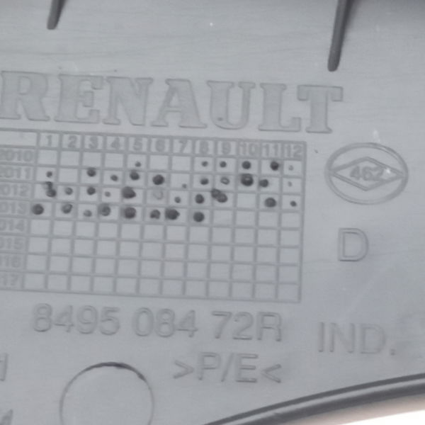 Acabamento Coluna Traseira Direita Renault Fluence 2.0 2014