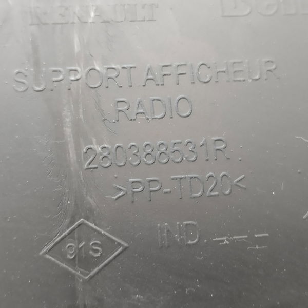Suporte Do Radio Renault Captur 1.6 2019