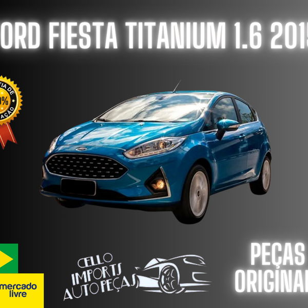 Guia Parachoque Tras Esquerdo C/detalhe Ford Fiesta 2015