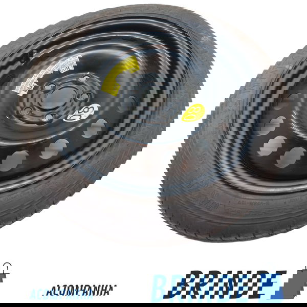 Gm Roda De Ferro Estepe Aro 16 Pneu 115 70