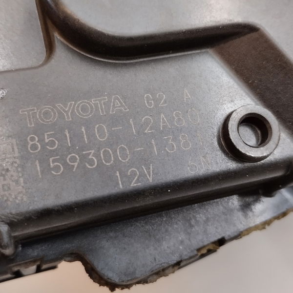 Motor Limpador Do Parabrisa Detalhe Plug Corolla Xei  2012