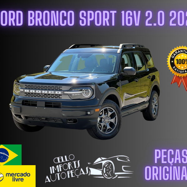 Par Braço Limpador Parabrisa Ford Bronco Sport 2.0 16v 2021