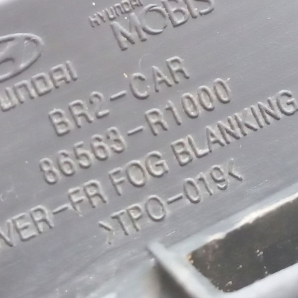 Moldura Farol De Milha Esquerdo Hyundai Hb20 1.0 2019