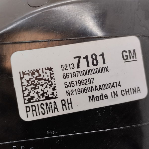 Lanterna Traseira Direita Chevrolet Com D Prisma Lt 1.4 2019