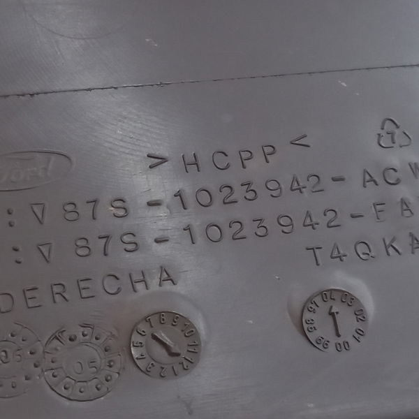 Forro De Porta Dianteira Direita Ford Ranger Xl 13p 2009