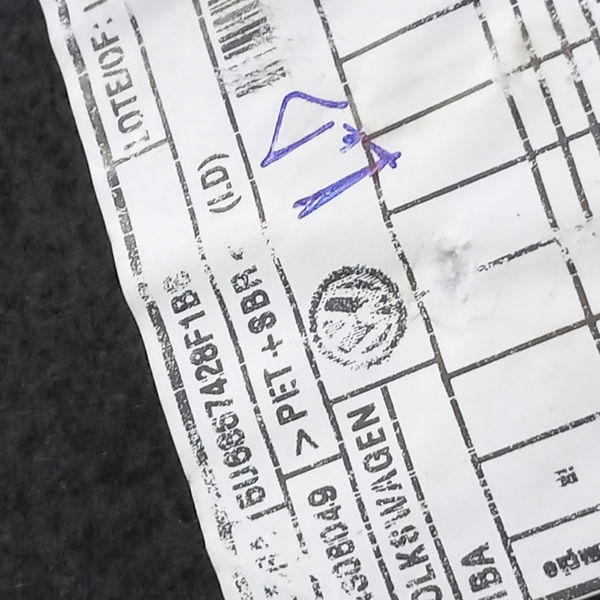 Forro Tecido Traseiro Direito Vw Gol 1.6 2022