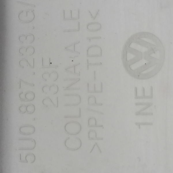 Acabamento Coluna Parabrisa Esquerdo Vw Gol 1.6 2022