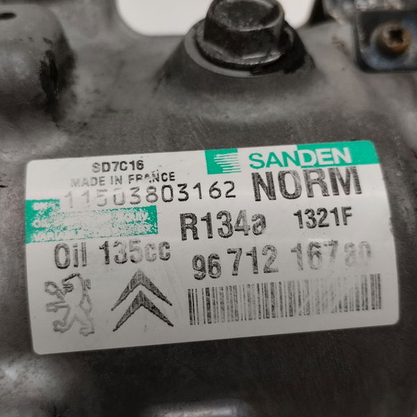 Compressor De Ar Peugeot 408 Sedan Griffe 2.0 2012