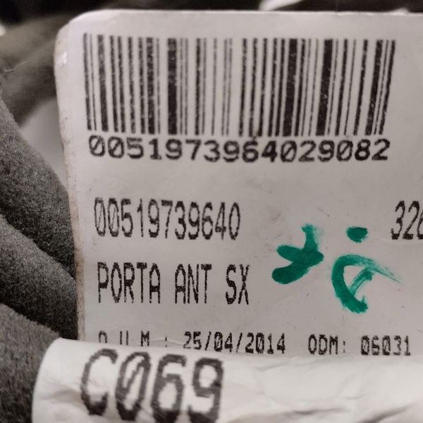 Chicote Da Porta Dianteira Esquerda Siena Essence 1.6 2018