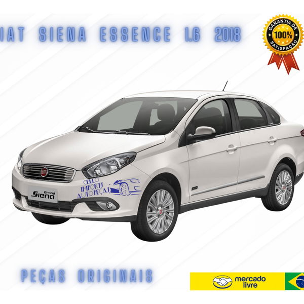 Pedaleira Acelerador Freio Com Detalhe Fiat Siena 1.6 2018