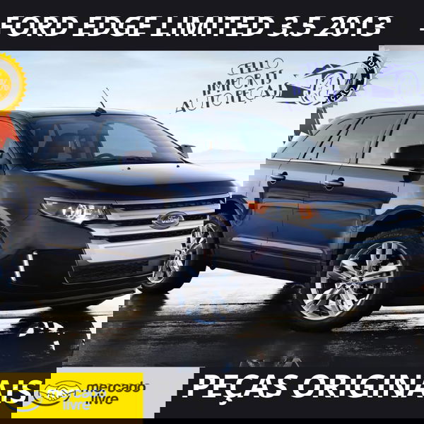 Acabamento Porta Mala Esquerdo Ford Edge Limited 3.5 2013