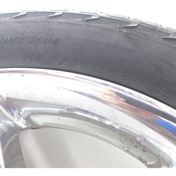 Roda De Liga 245 50 Aro 20 Detalhe Ford Edge Limite 3.5 2013