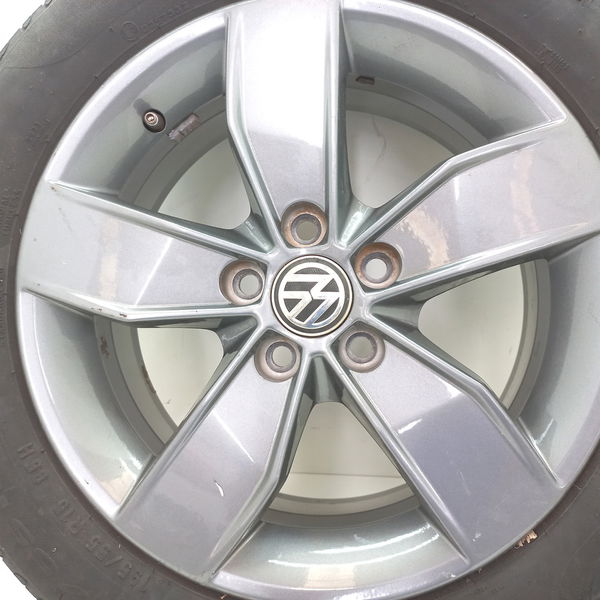Roda De Liga Pneu 195 55 Aro 15 Vw Fox Connect 1.6 2018